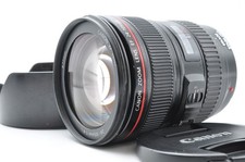 Near Mint Canon EF 24-105mm f/4 L IS USM Zoom Lens for Canon EOS SLR w/ Hood