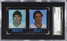 1985 7-Eleven NHL Collectors' Series Ron Francis Mike Liut #7 SGC 9 MINT HOF s5j