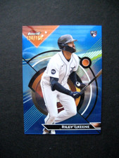 2023 Topps Finest Riley Greene Blue Refractor (RC) Serial #ed 134/150 SSP