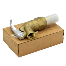 Justrite 8-902S 3/4-inch Rigid Brass Safety Drum Faucet