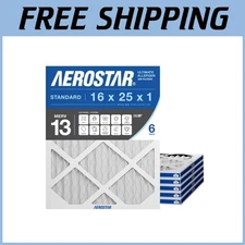 Smoke & Dust Eliminator Filters - 6 Count, MERV 13