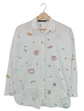 ZARA BASIC Camicia blusa Donna Camicetta a blusa Taglia IT 38 bianco