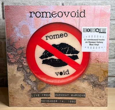 Live from Mabuhay Gardens November 14 1980 by Romeo Void RSD 2023 NEW SEALED LP