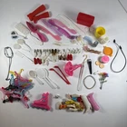 Vintage Large Lot Barbie Accessories w/Boots Shoes Hangers Sports Beauty Kitchen