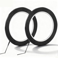 Whiteboard Tape Grid Marking Tape, 2 Pcs Thin Black Whiteboard, 3 mm... 