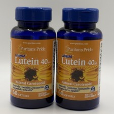 Lutein 40 mg with Zeaxanthin 60 Softgels  2 Pack  Supports Eye Health