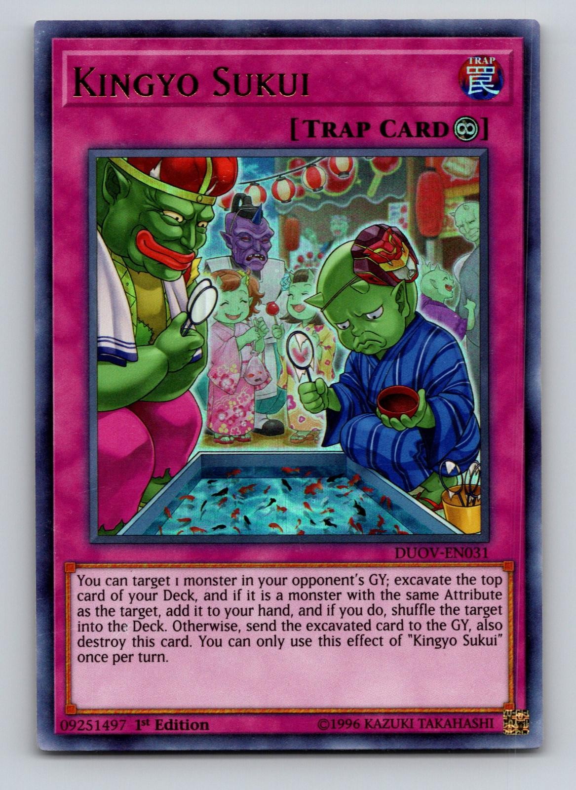Kingyo Sukui DUOV-EN031 Ultra Rare Yu-Gi-Oh 1st Edition