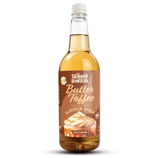 Skinny Barista Butter Toffee Coffee Syrup Zero Calorie 1L – Sugar Free Syrup ...