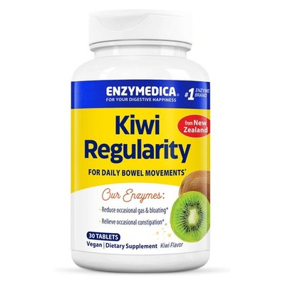 Enzymedica Kiwi Regularity 30 Chewable Tablets, Clearance for EXP 05/2026