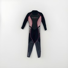Aqua Lung Women  s 3mm Wetsuit Pink Black   New With Tags   zipper Back- Size 8