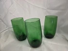 Anchor Hocking Set Of 3 Roly Poly Drinking Glasses 5 Inch