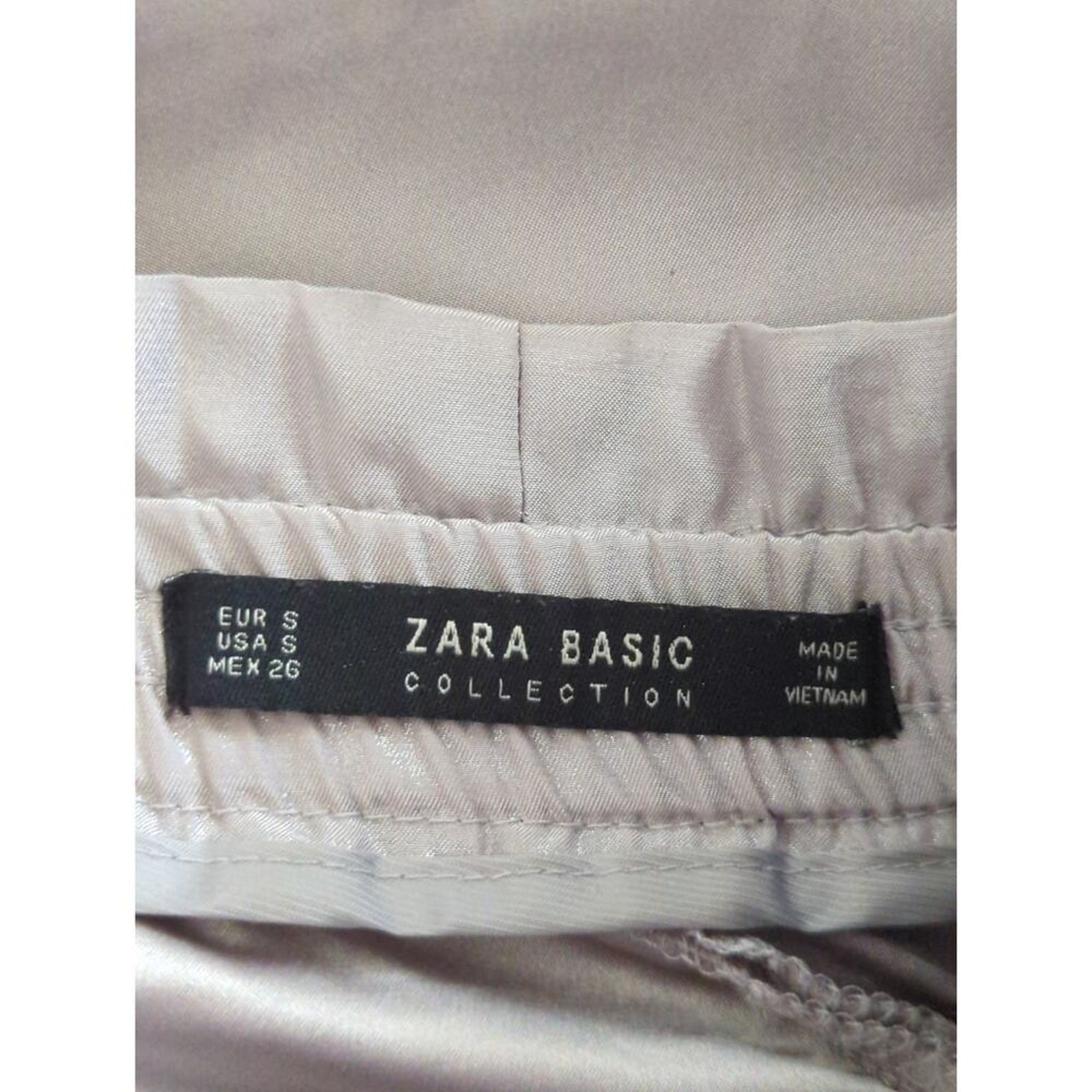 Zara Basic Women's Solid Belted High Rise Trouser… - image 11