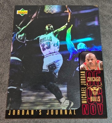 Michael Jordan # J1 Jordan's Journal 1996-97 Upper Deck Collector's Choice EN/IT