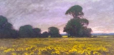 Farm Field Midwest Open Country Oil Painting Landscape Art Realism Impressionism