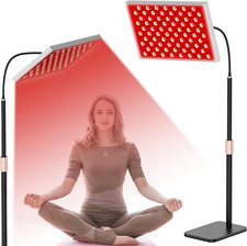 Red Light Therapy for Body: Infrared Light Therapy Panel Lamp with Stand, 660nm