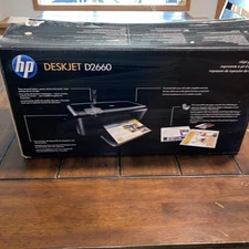 HP Deskjet D2660 Inkjet Printer CH366A New in Box Windows USB Simple Home Office