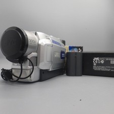 JVC GR-DVL150E Handheld MiniDV Camcorder Silver Tested Full Working Set