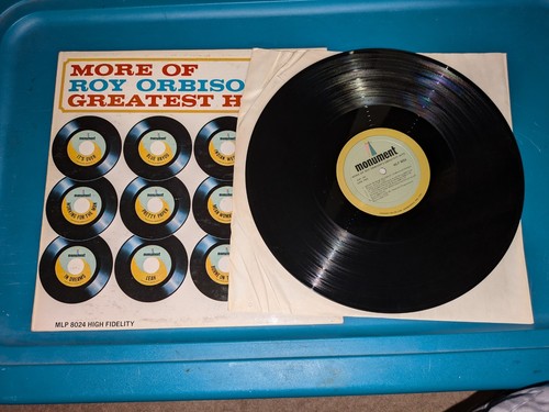 More of Roy Orbison's Greatest Hits 1964 LP Monument Records MLP-8024 - Picture 3 of 4