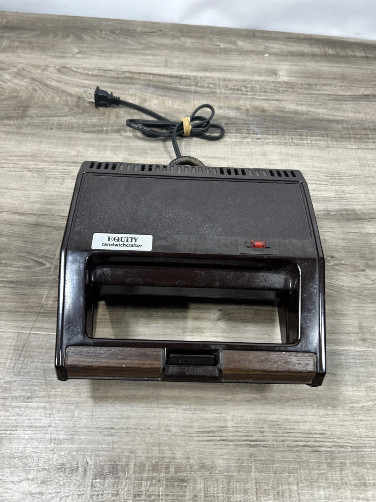 Vintage Equity Sandwichcrafter Sandwich Maker Grill Model SG112 Tested, Works