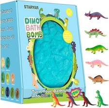 Bath Bombs for Kids with Surprise Dinosaur Toys Inside, XXXL Dinosaur Bath Bo...
