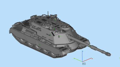 3D print Italy 1/72/35 Controcarro 1 mk-2/3 Minotauro   destroyer tank Unpainted