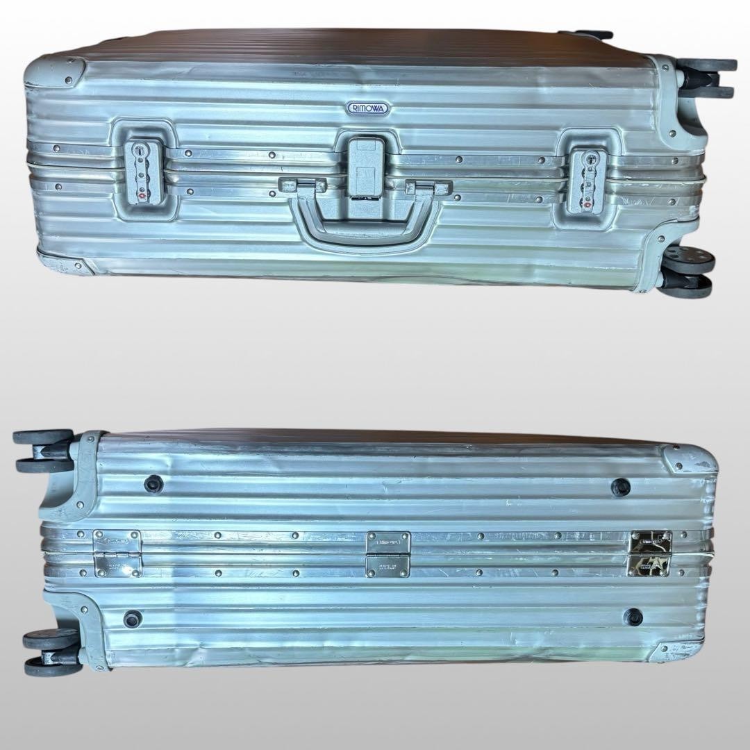 Rimowa Topas Silver 4-wheels Carry Case Suitcase 932.77 From Japan