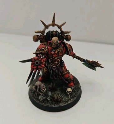 Warhammer 40k Huron Blackheart Resin Finecast Converted Head bemalt OOP