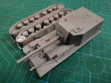 3D Printed 1/72 S series Project 212 A 152 gun tank Unpainted