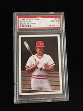1986 Topps #54 Rose Pete Rose Goal Setting PSA GEM MINT 10 LO POP 50/50