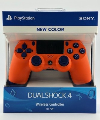 Official OEM DualShock 4 controller - Sunset Orange for