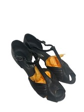 Freed Of London Professional Ballroom Dance Shoes Heels Womens Black 5 UK 7.5 US