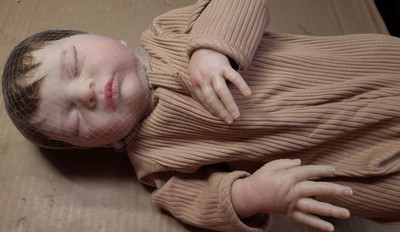Scnbom 20 Zoll Lebensechte Reborn Baby Puppen Silikon Mädchen Realistisch Babys Real