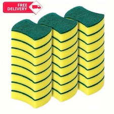 5pcs Cleaning Sponges Dish Scrubber Soft Heavy Duty Microfiber Kitchen Sponge 5pcs Cleaning Sponges Dish Scrubber Soft Heavy Duty Microfiber Kitchen Sponge