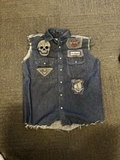 Crazy Vintage 90 s Forgotten Saints 1of1 Biker Vest