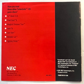 NEC TurboGrafx-16 CD J.B HAROLD MURDER CLUB (1991) ***FAST FREE SHIPPING***