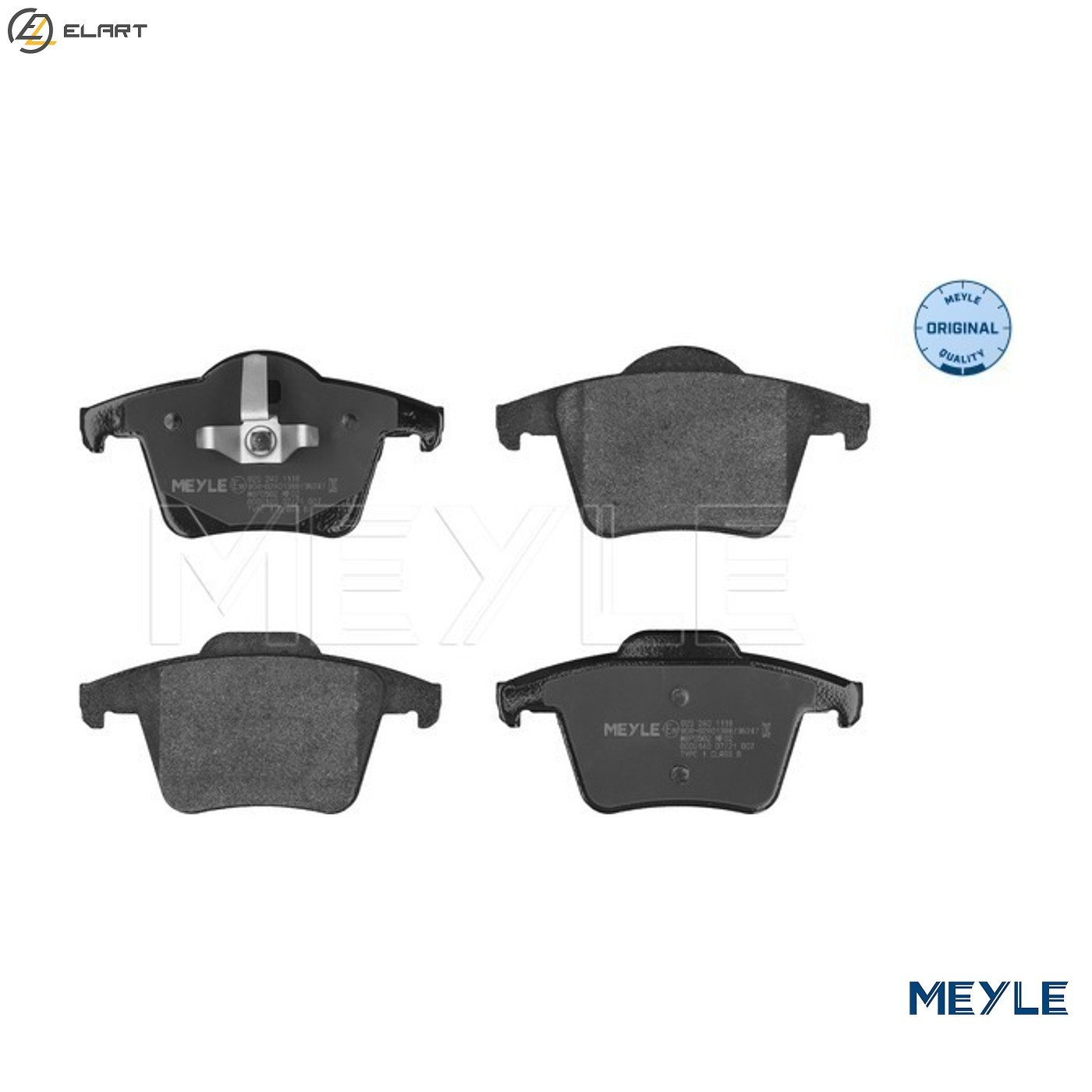 BRAKE PAD SET DISC BRAKE 025 240 1118 FOR VOLVO XC90/SUV D5244T4 2.4L 5cyl 3.2L