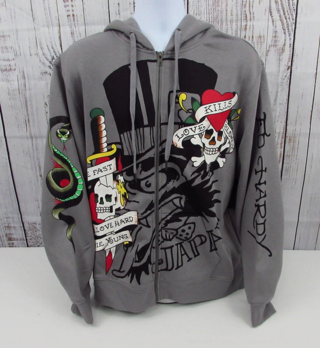 Ed Hardy Gray Hoodies & Sweatshirts for Men for Sale | Shop Men's