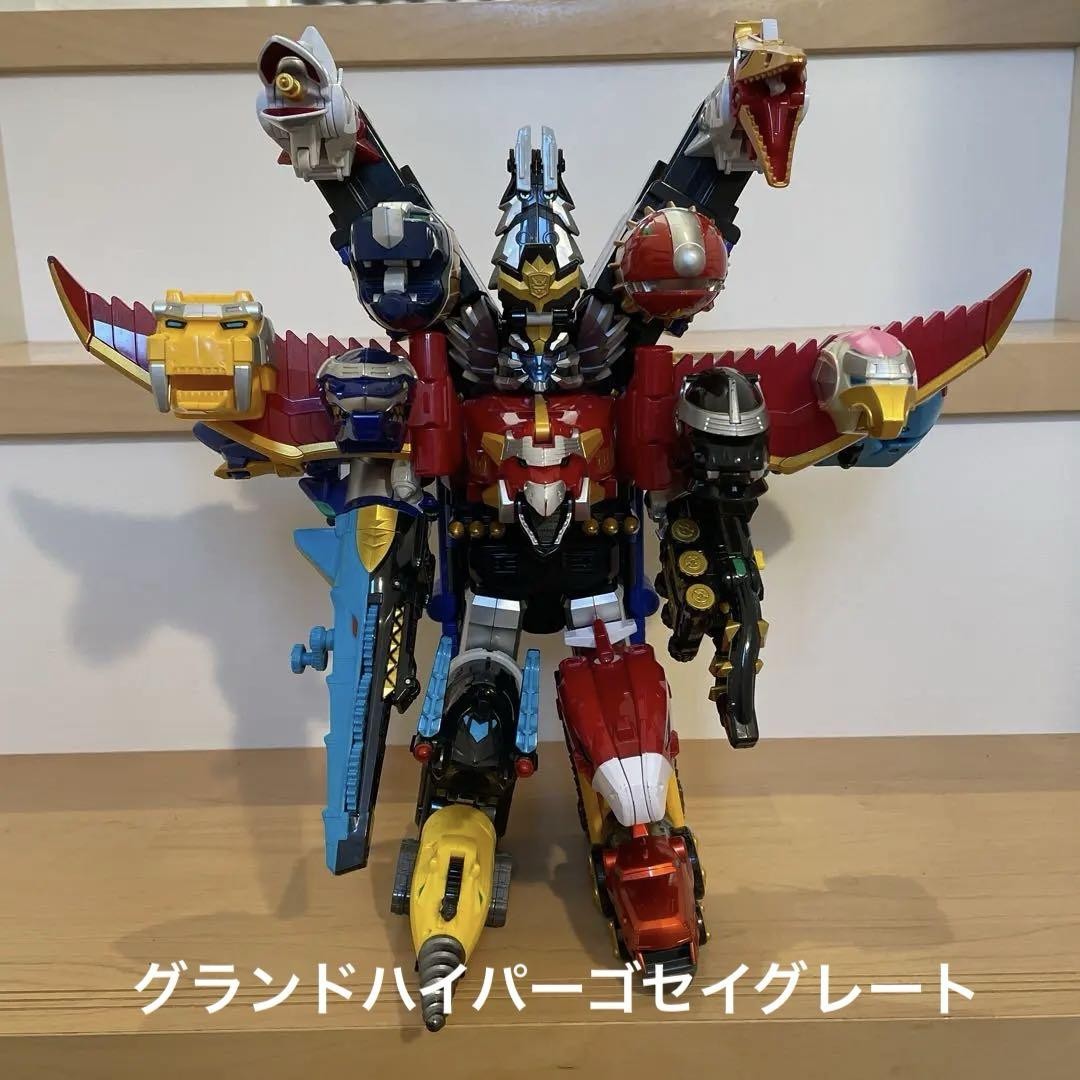 MEGAREX, VNGD 3点セット Power Rangers Mega Force Goseiger DX Datas Hyper Megazord