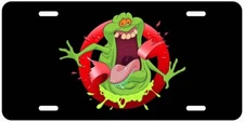 Slimer Ghost Aluminum Novelty Auto License Plate