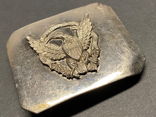 CIVIL WAR, CIRCA 1860, WAIST BELT PLATE, MILITIA OFFICER, VINTAGE
