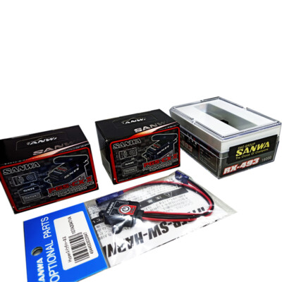 SANWA PGS-CX II Servo x2 + RX-493 2.4 GHz Receiver + Hyper