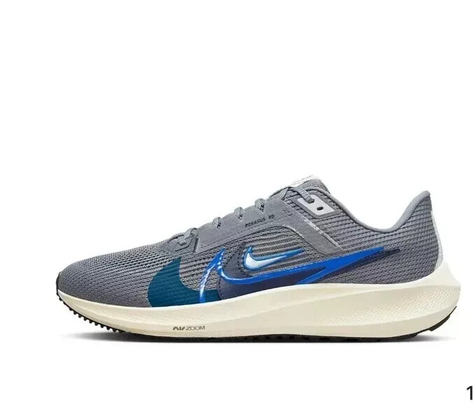 Кроссовки Nike Air Zoom Pegasus 40, серо-голубые кроссовки FB7179-002, мужские размеры