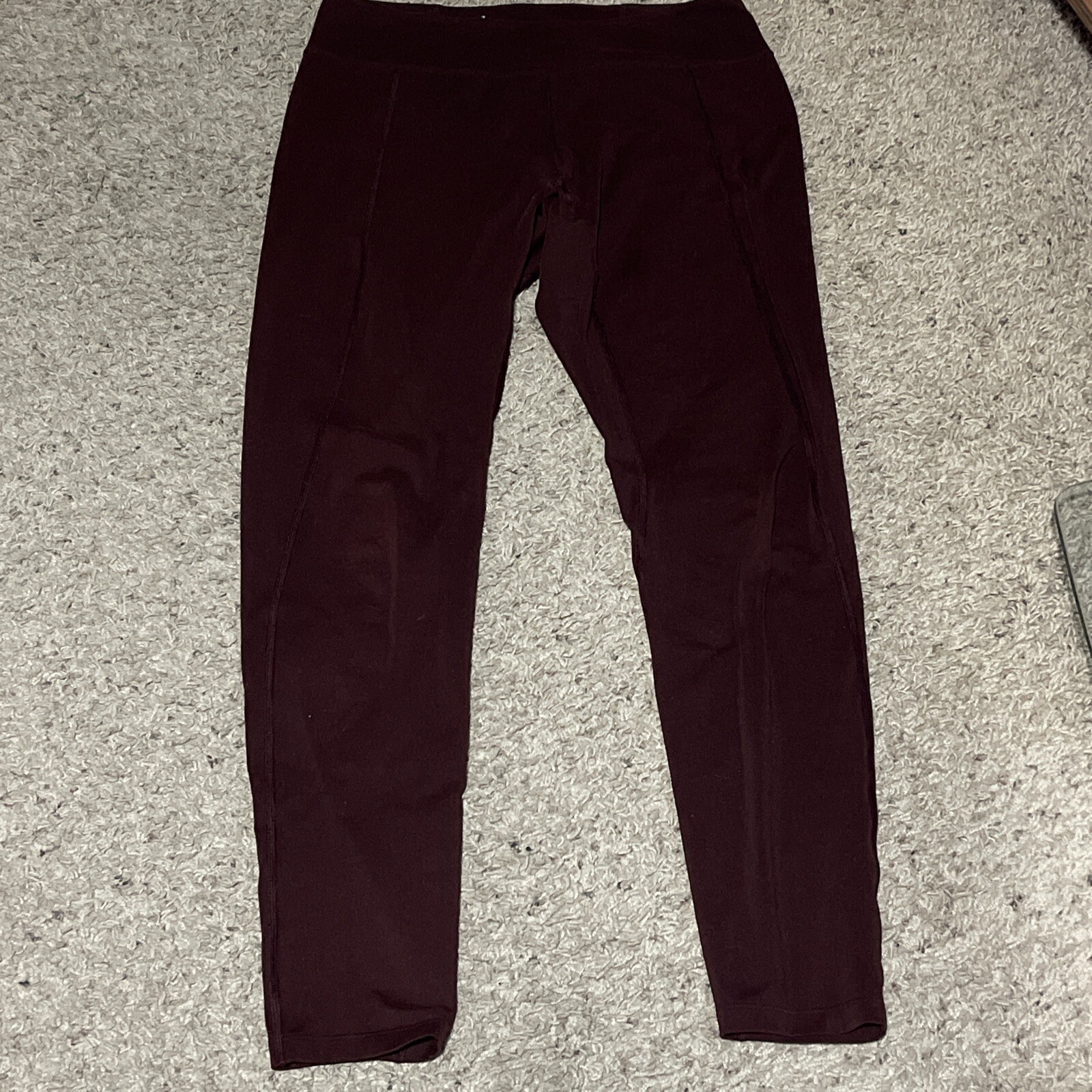 ARC'TERYX Arcteryx Leggings Donna Medio Marrone Tasche Escursionismo Palestra Yoga Corsa