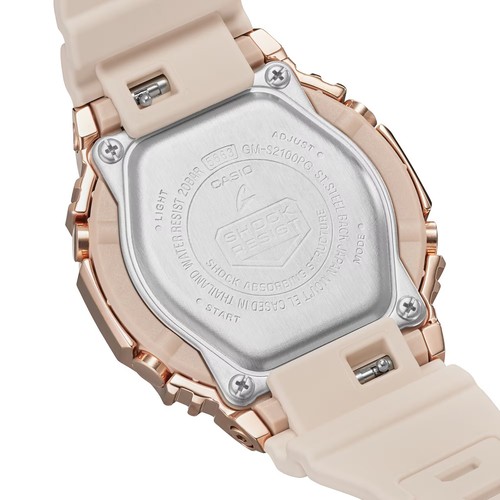 New Casio G-Shock Pink Gold Dial And Pink Beige Band Women's Watch GMS2100PG-4A - Bild 4 von 5