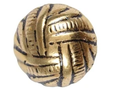 1000) Osborne 684S 5/8 Overlap Brass Antique Nail : post:5/8"- head:7/16"(14498)