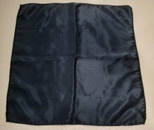 "HUBERT" pocket square, navy, 13 x 13 inch, authentic, NEW