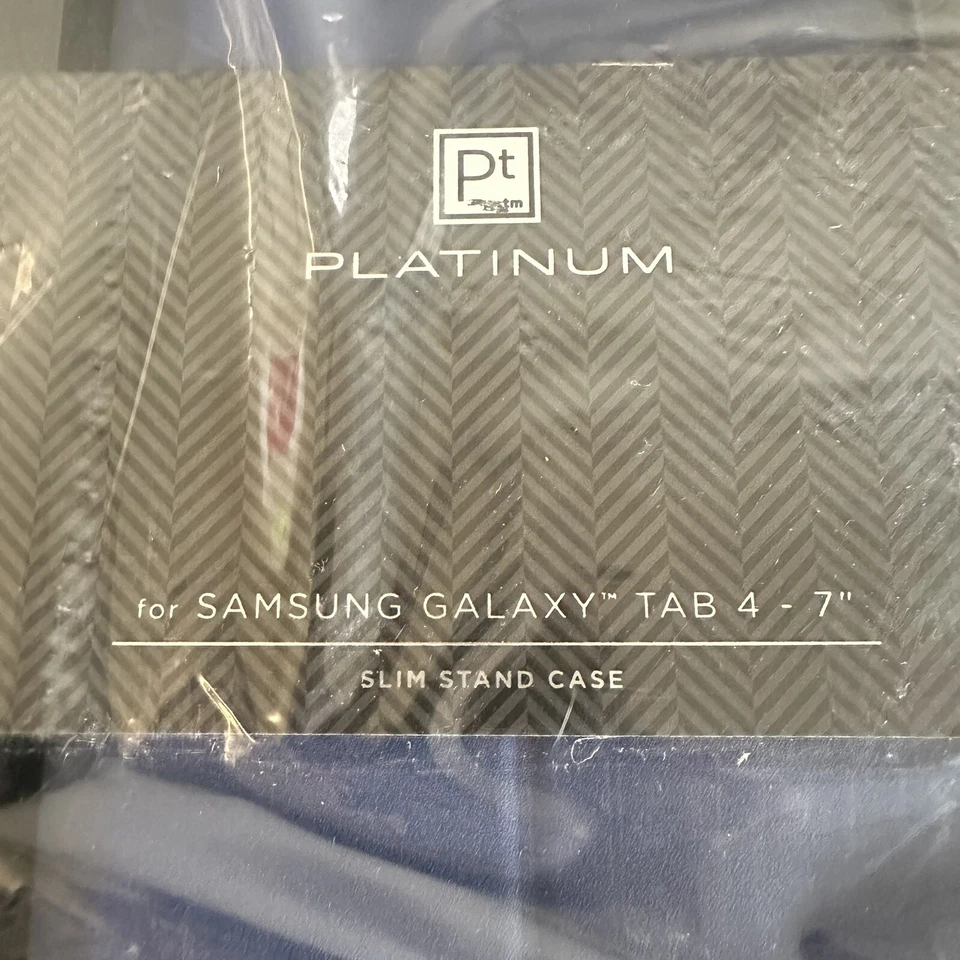 Platinum Slim Stand Case for Samsung Galaxy Tab 4 7.0" Blue - Image 2 of 3