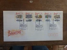 AUSTRALIA 1990 BOOMTIME SET/STRIP 5 STAMPS FDC- SYDNEY SOUTH TOWN HALL