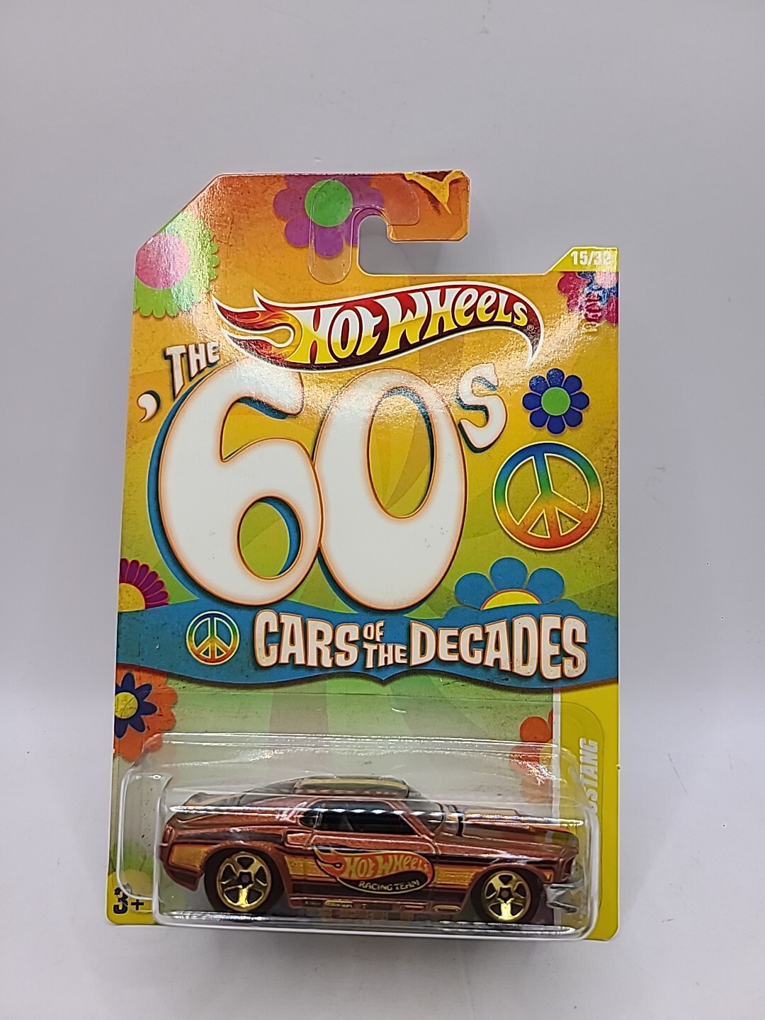 Hot Wheels. The 60’s. Cars Of The Decades. 2010. 69 Ford Mustang. 15/32.