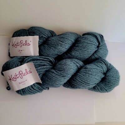 Knit Picks Billow Cadet Blue Cotton Yarn 200 grams
